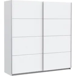 Schwebet&uuml;renschrank in Wei&szlig;