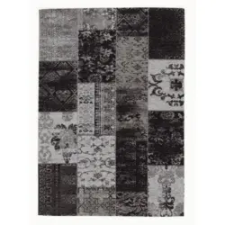 Vintage-Teppich 120/180 cm Alanis Allover Grau