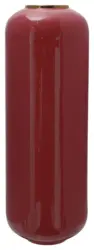 Bodenvase Art Deco Goldfarben/Koralle
