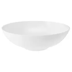 Sch&uuml;ssel Beat wei&szlig; uni 30,3 cm