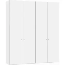 Dreht&uuml;renschrank in Wei&szlig;