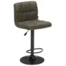 Barhocker in Grau, Schwarz