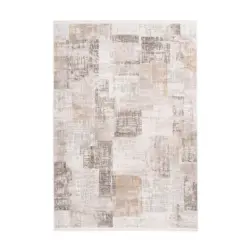 Vintage-Teppich 80/150 cm Akropolis Grau, Silberfarben