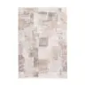 Vintage-Teppich Wohnzimmer 80/150 cm Akropolis Grau, Silberfarben rechteckig