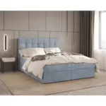 M&ouml;belix BOXBETT Oslo Blau 160x200cm