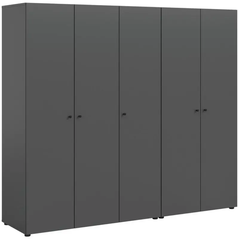 Dreht&uuml;renschrank in Anthrazit