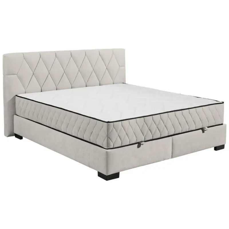 Boxbett 180/200 cm in Beige