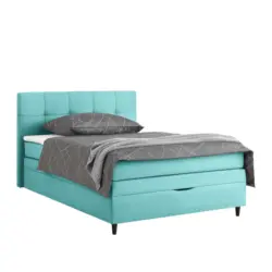 Boxspringbett Miami in T&uuml;rkis ca. 140x200cm