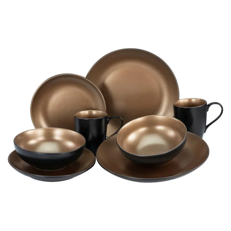 Kombiservice Glamour Gold 8-teilig