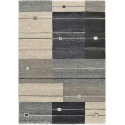 L&auml;ufer 80/200 cm Palazzo Alto Blau, Grau