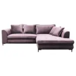 XXXLutz Lauterach - Ihr M&ouml;belhaus bei Bregenz Ecksofa in Velours Beere 277/187 cm