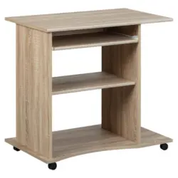 Computertisch 80/50/75 cm Sonoma Eiche Regal