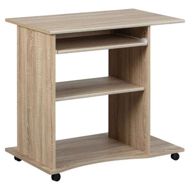 Computertisch 80/50/75 cm Sonoma Eiche Regal