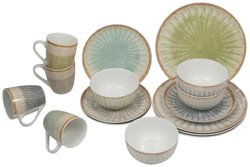 Kombiservice Soleil Multicolor, 16-teilig