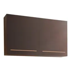 K&uuml;chenoberschrank Bilberry B: 100 cm Anthrazit 2 Dreht&uuml;ren