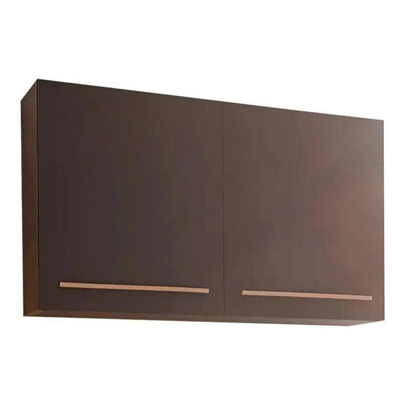 K&uuml;chenoberschrank Bilberry B: 100 cm Anthrazit 2 Dreht&uuml;ren