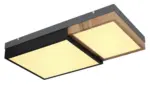 m&ouml;max Dornbirn - Ihr Trendm&ouml;belhaus in Dornbirn LED-Deckenleuchte Gundi Schwarz/Wei&szlig; max. 30 Watt Deckenlampe