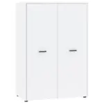 M&ouml;belix Dreht&uuml;rschrank 90cm Kivo Wei&szlig;