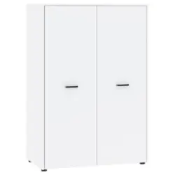 Dreht&uuml;rschrank 90cm Kivo Wei&szlig;