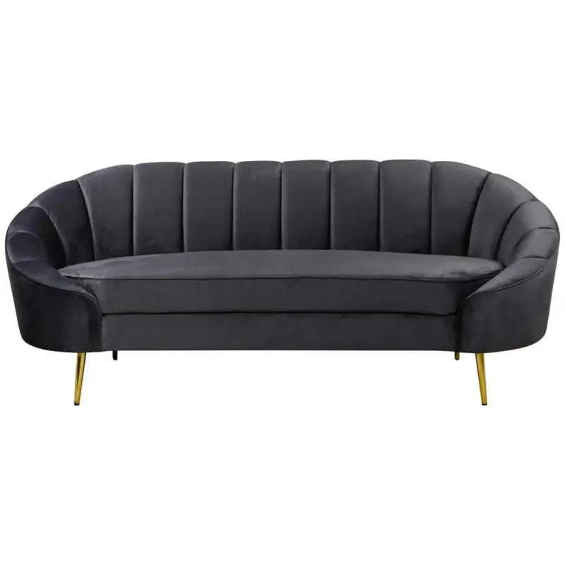 3-Sitzer-Sofa Stella Dunkelgrau B: 210 cm