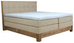 Boxspringbett Cloud Beige ca. 180x200cm
