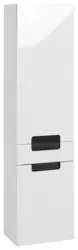 Hochschrank Siena Wei&szlig;/Anthrazit