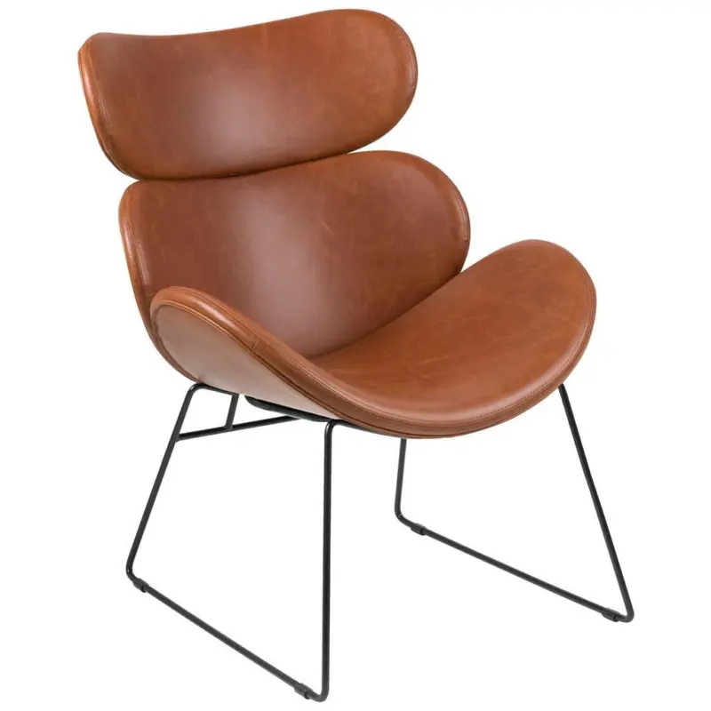 Esszimmersessel Cazar Cognac gepolstert