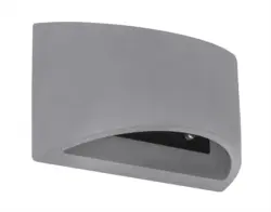 Wandleuchte Timo Grau max. 40 Watt Wandlampe