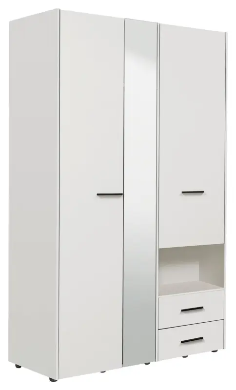 Kleiderschrank in Wei&szlig;
