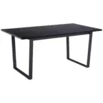 M&ouml;belix Esstisch rechteckig Amble 160x90x74 cm Schwarz