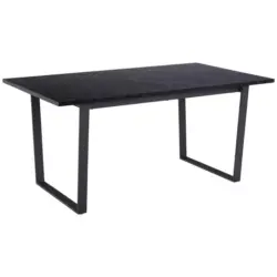 Esstisch rechteckig Amble 160x90x74 cm Schwarz