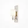Wandleuchte Vittoria Goldfarben/Creme max. 40 Watt Wandlampe
