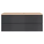 M&ouml;belix Waschbeckenunterschrank Shape Eiche Artisan/Anthrazit B:80cm
