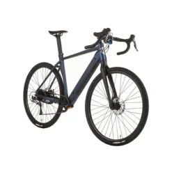 E-Gravelbike Tourenfahrrad dunkelblau matt