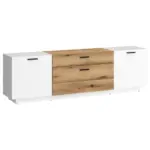 M&ouml;belix TV-Element Dalano Wei&szlig;/Eichefarben B: 175,9 cm