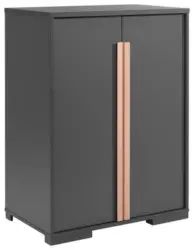 Kinderkleiderschrank "London", anthrazit/buche