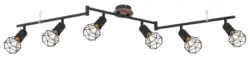 Strahler Mori in Braun/Schwarz max. 40 Watt