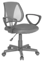 m&ouml;max Dornbirn - Ihr Trendm&ouml;belhaus in Dornbirn Jugenddrehstuhl Kiddy CD ca. 58x75-92x45 cm Grau