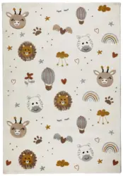 Kinderteppich Sunny 1 in Beige/Braun ca. 120x170cm