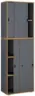 Aktenschrank Salia B60 Anthrazit/Honigeiche