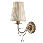 M&ouml;belix WANDLEUCHTE Delia Cognac L: 15 cm 6W