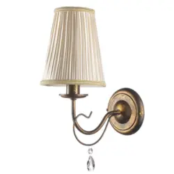 WANDLEUCHTE Delia Cognac L: 15 cm 6W