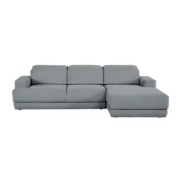 ECKSOFA Frans Dunkelgrau S: 204 cm