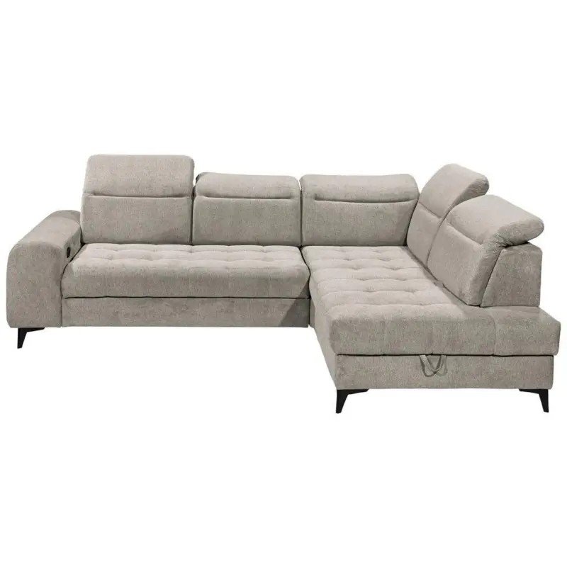 ECKSOFA Rockdale Grau S: 282x200 cm
