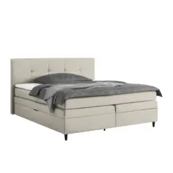 Boxspringbett Miami in Taupe ca. 160x200cm