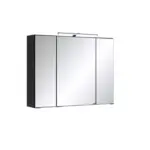 M&ouml;belix Spiegelschrank Cardiff LED 3-T&uuml;rig BHT: 80x64x20 cm