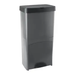 Treteimer Recycle Schwarz/Anthrazit ca. 70l