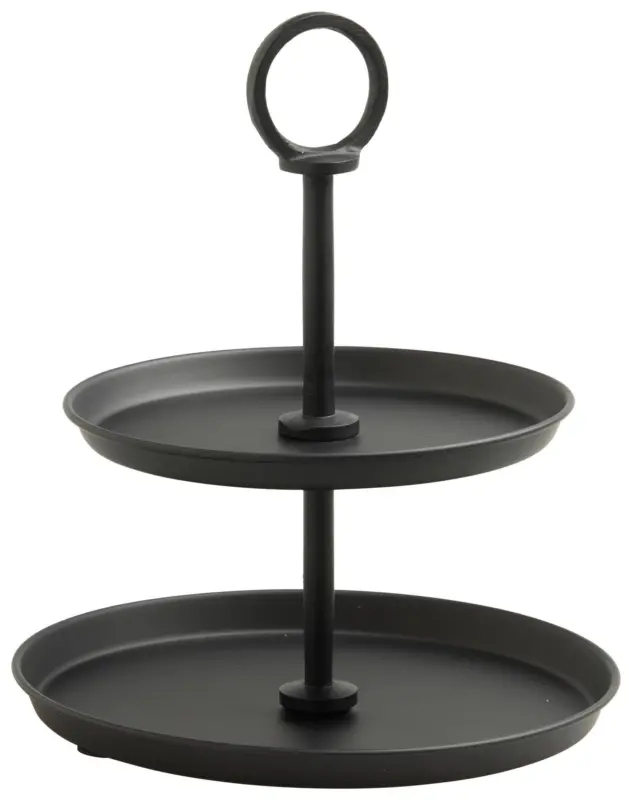 Etagere Glamour Schwarz