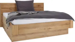 Bett in Eichefarben ca. 180x200cm