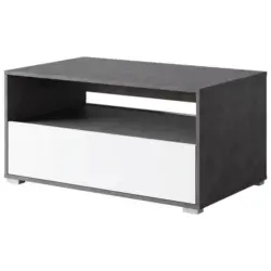 Couchtisch Narobi-II Anthrazit/Wei&szlig; B: 90 cm